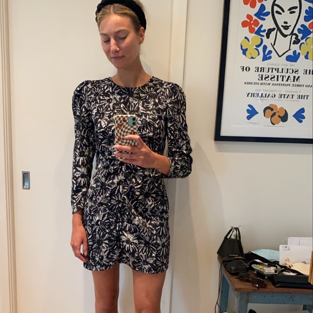 Topshop Floral Mini Dress